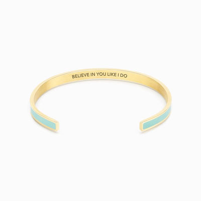 BELIEVE IN YOU LIKE I DO COLOR BANGLE