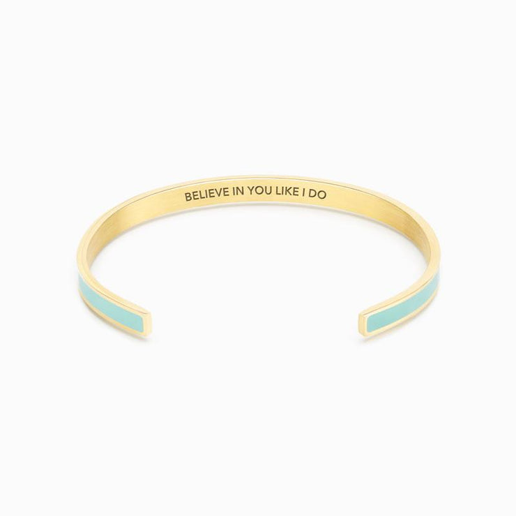 BELIEVE IN YOU LIKE I DO COLOR BANGLE