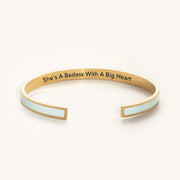 She's A Badass With A Big Heart COLOR BANGLE