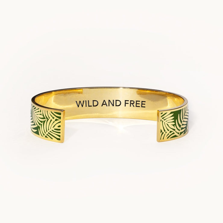 Wild And Free Leaf Bangle