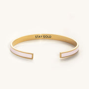 stay gold color bangle