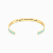 YOU ARE THE BEST PART OF MY LIFE COLOR BANGLE