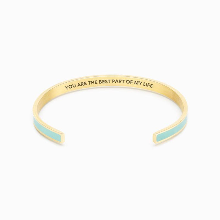 YOU ARE THE BEST PART OF MY LIFE COLOR BANGLE