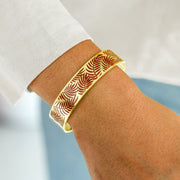 Wild And Free Leaf Bangle