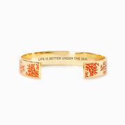 Under The Sea Coral Bangle