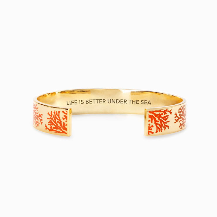 Under The Sea Coral Bangle