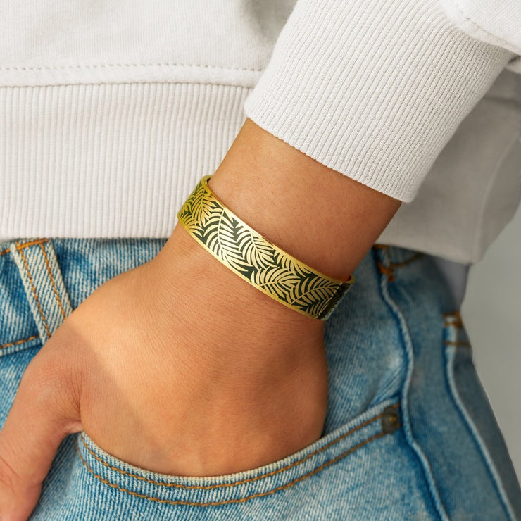 Wild And Free Leaf Bangle