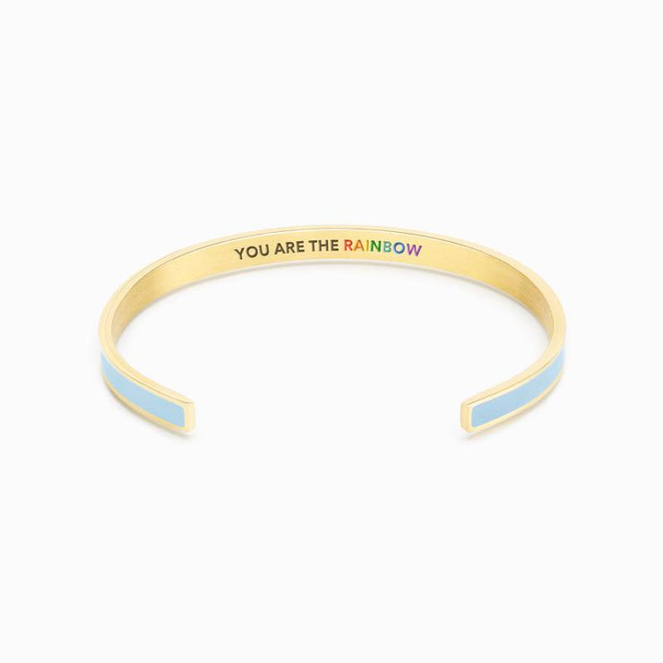 You are the rainbow color bangle