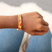 True Beauty Lies Beneath The Surface Coral Bangle