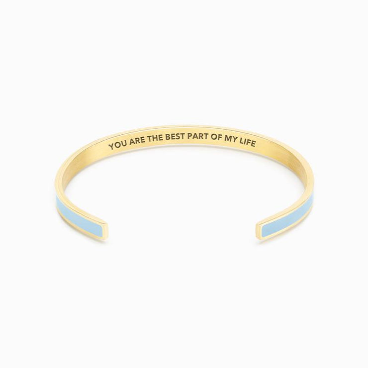 YOU ARE THE BEST PART OF MY LIFE COLOR BANGLE