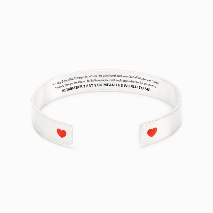 REMEMBER YOU ARE THE WORLD MEAN TO ME HEART BANGLE