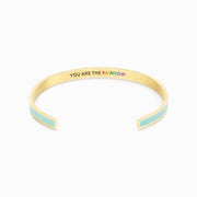 You are the rainbow color bangle