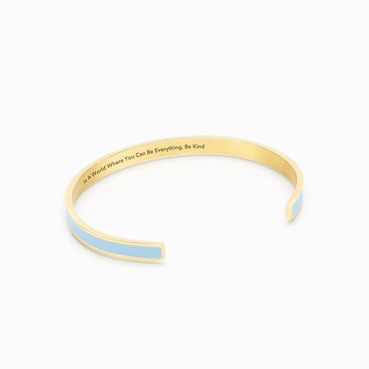 In a world where you can be everything, be kind Color Bangle