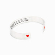 REMEMBER YOU ARE THE WORLD MEAN TO ME HEART BANGLE