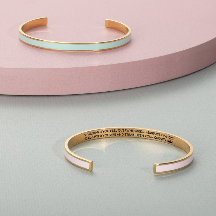 STRAIGHTEN YOUR CROWN COLOR BANGLE