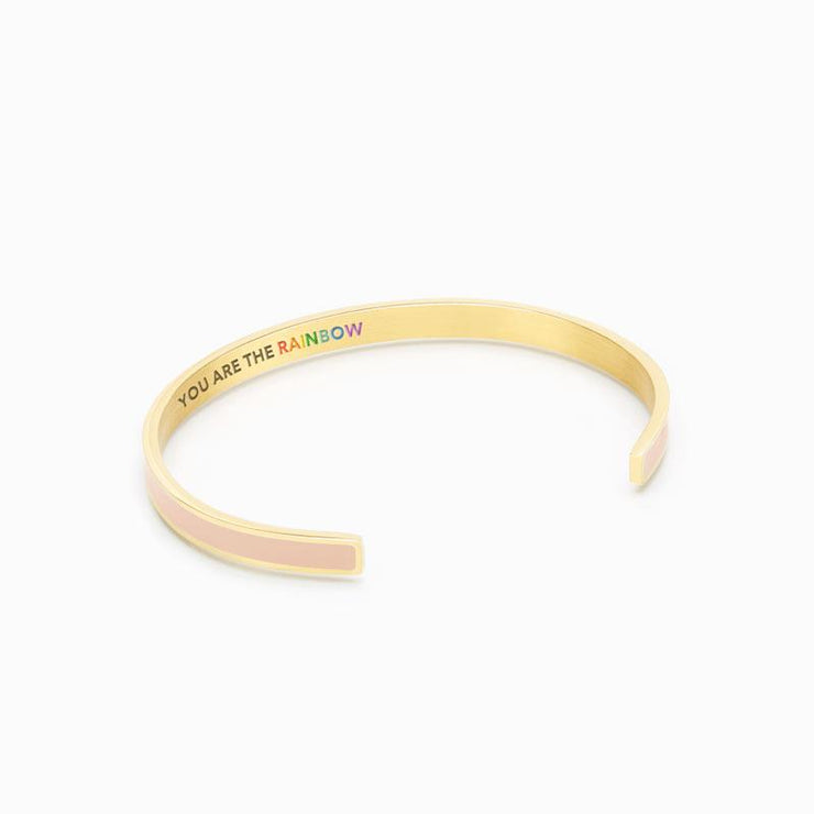 You are the rainbow color bangle