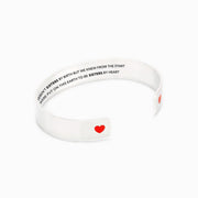 SISTERS BY HEART MATCHING HEART BANGLE