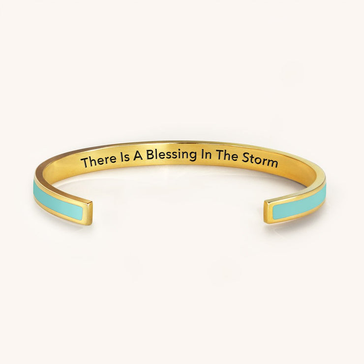 THERE IS A BLESSING IN THE STORM COLOR BANGLE