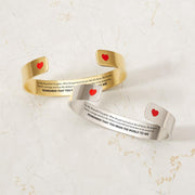 REMEMBER YOU ARE THE WORLD MEAN TO ME HEART BANGLE