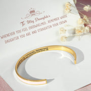 STRAIGHTEN YOUR CROWN COLOR BANGLE