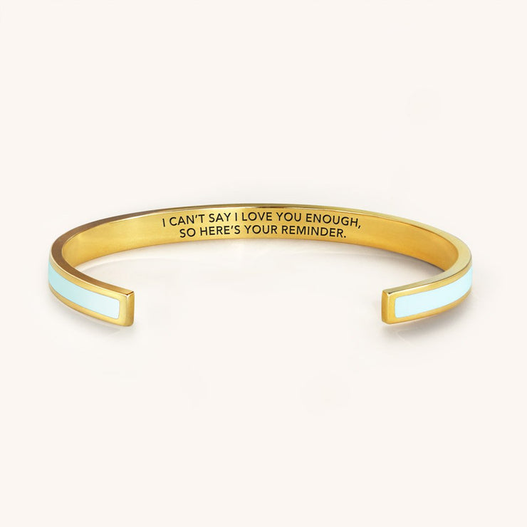 I can’t say I love you enough color bangle