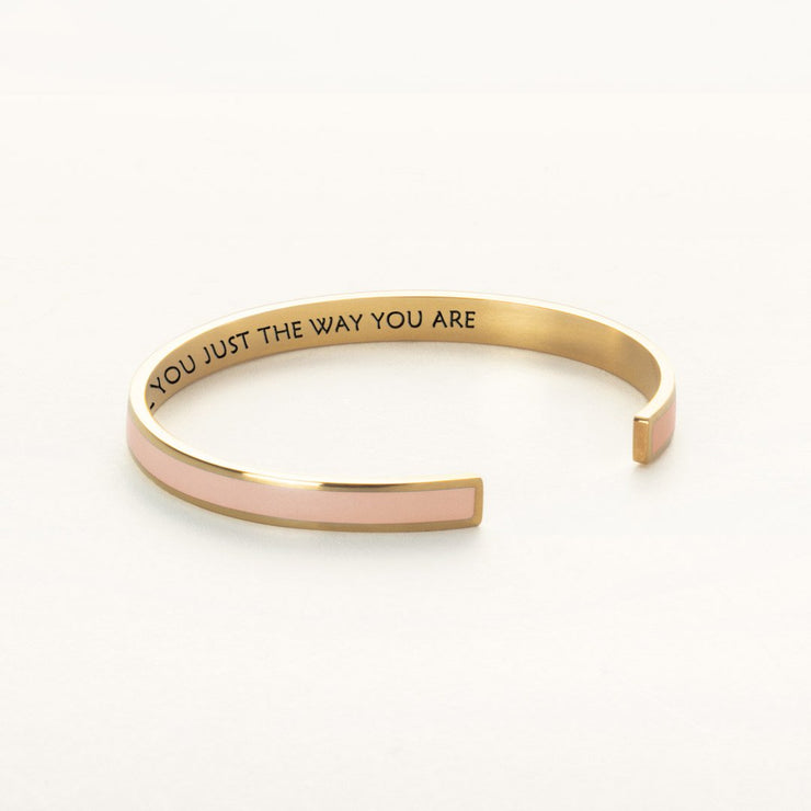 I love you just the way you are color bangle