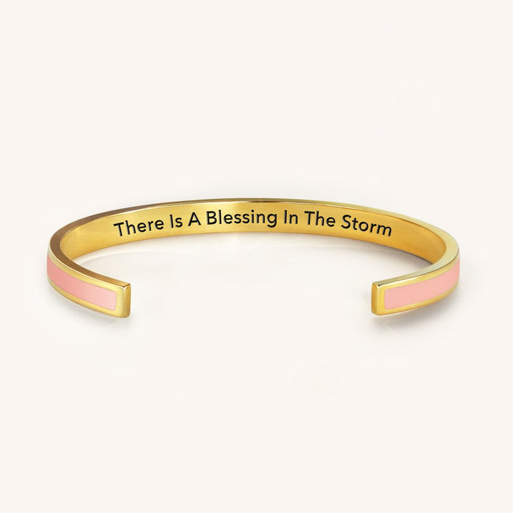 THERE IS A BLESSING IN THE STORM COLOR BANGLE