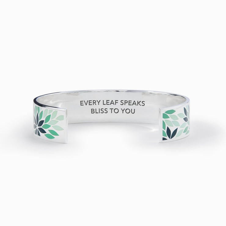 Every Leaf Speaks Bliss To You Leaf Bangle