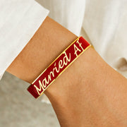 Married AF Letters Bangle