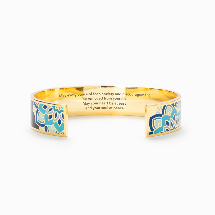 May Your Heart Be At Ease Mandala Bangle