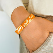 Pray Wait Trust Letters Bangle