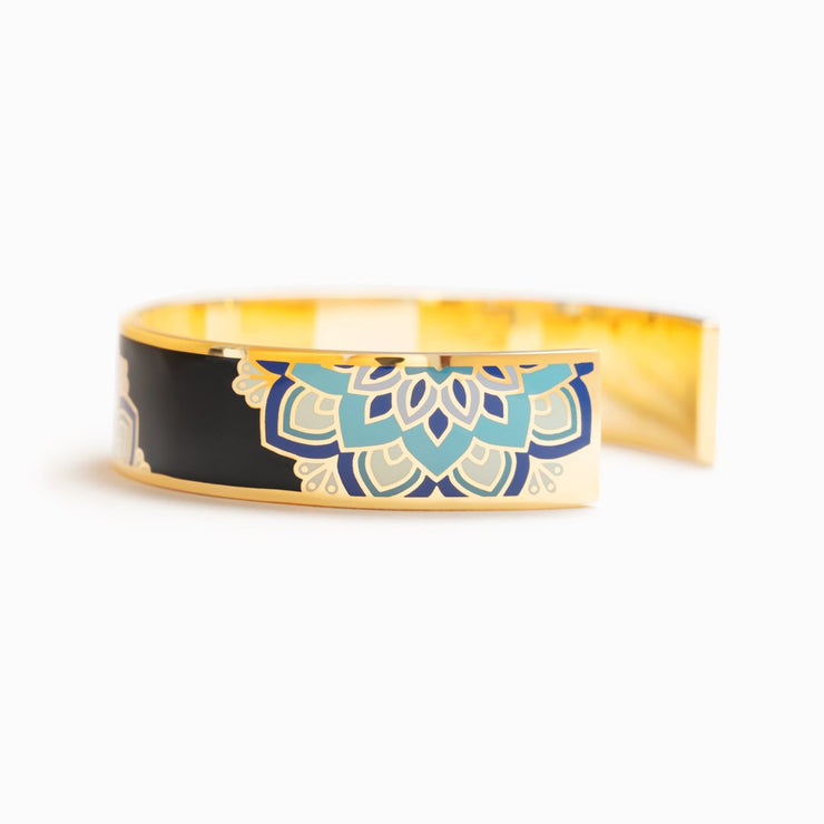 May Your Heart Be At Ease Mandala Bangle