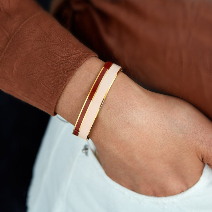 Red White & Blessed Color Stripes Bangle