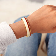 Red White and Blessed Color Stripes Bangle