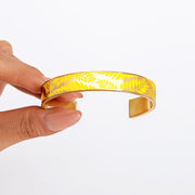 BE LEAF IN YOURSELF LIKE I DO GOLDEN LEAF Bangle