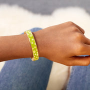 Every Daisy Speaks Bliss To You Daisy Green Bangle