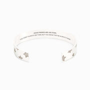 Good friends are like stars Bangle