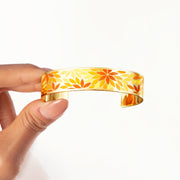 Every Leaf Speaks Bliss To You Leaf Bangle