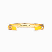 Good Vibes Only Evil Eye Bangle