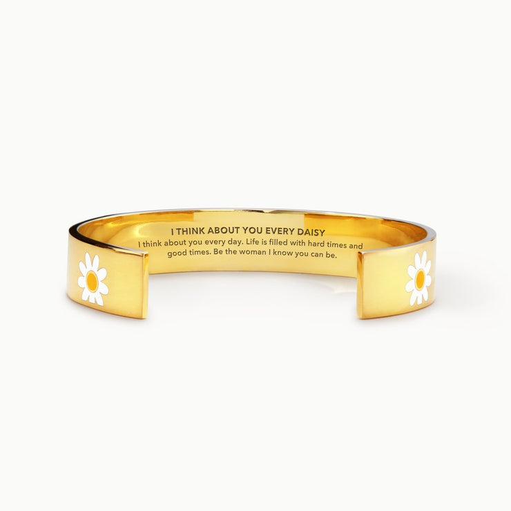 Be The Women I know You Can Be, I Think About You Every Daisy Bangle