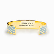 Life is a beach enjoy the Waves Bangle